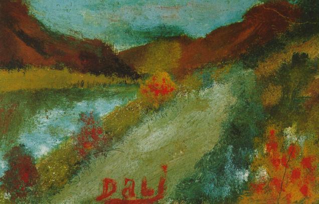 Wikioo.org – L'Enciclopedia delle Belle Arti - Pittura, Opere di Salvador Dali - paesaggio