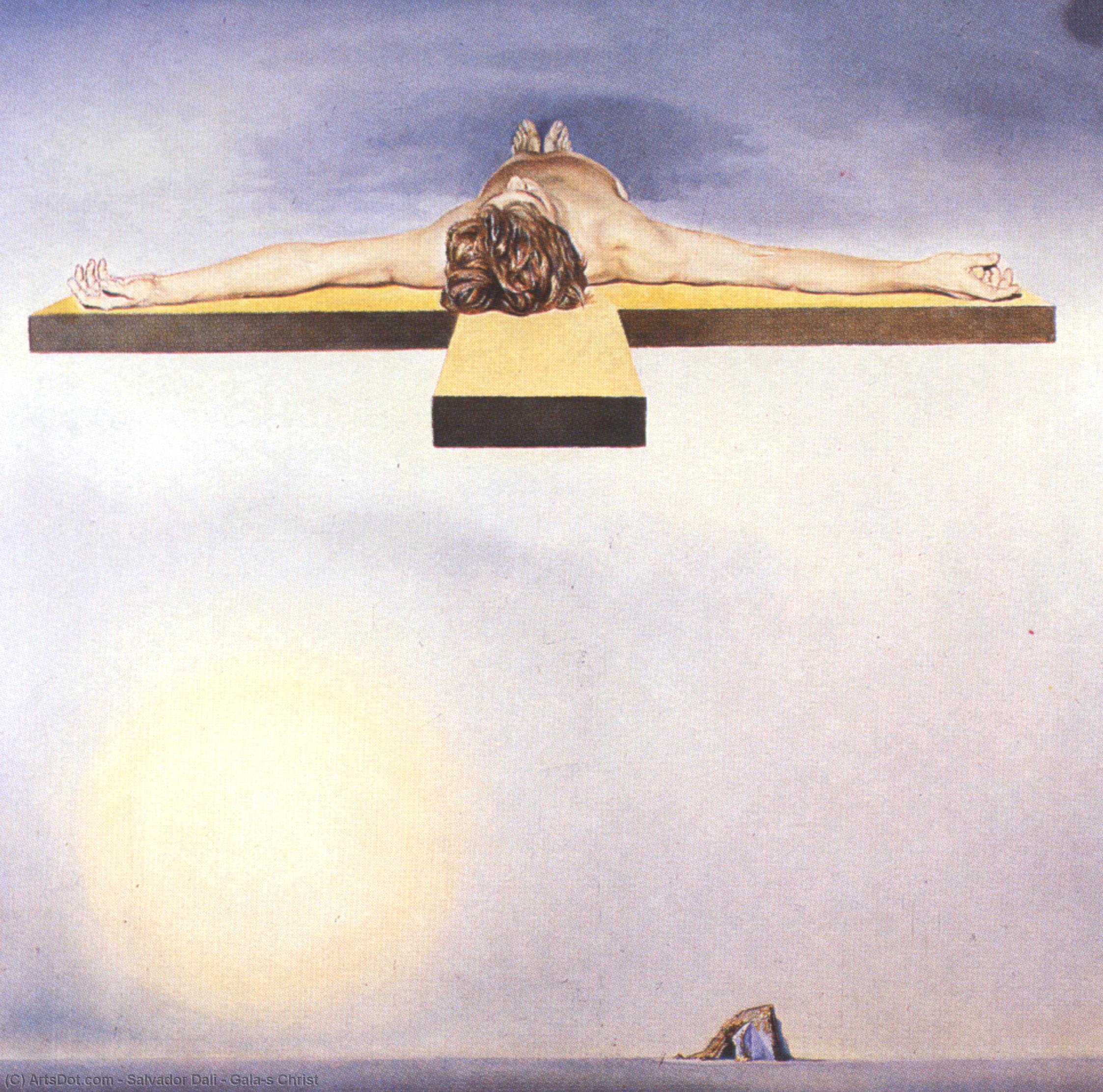 Wikioo.org - The Encyclopedia of Fine Arts - Painting, Artwork by Salvador Dali - Gala's Christ
