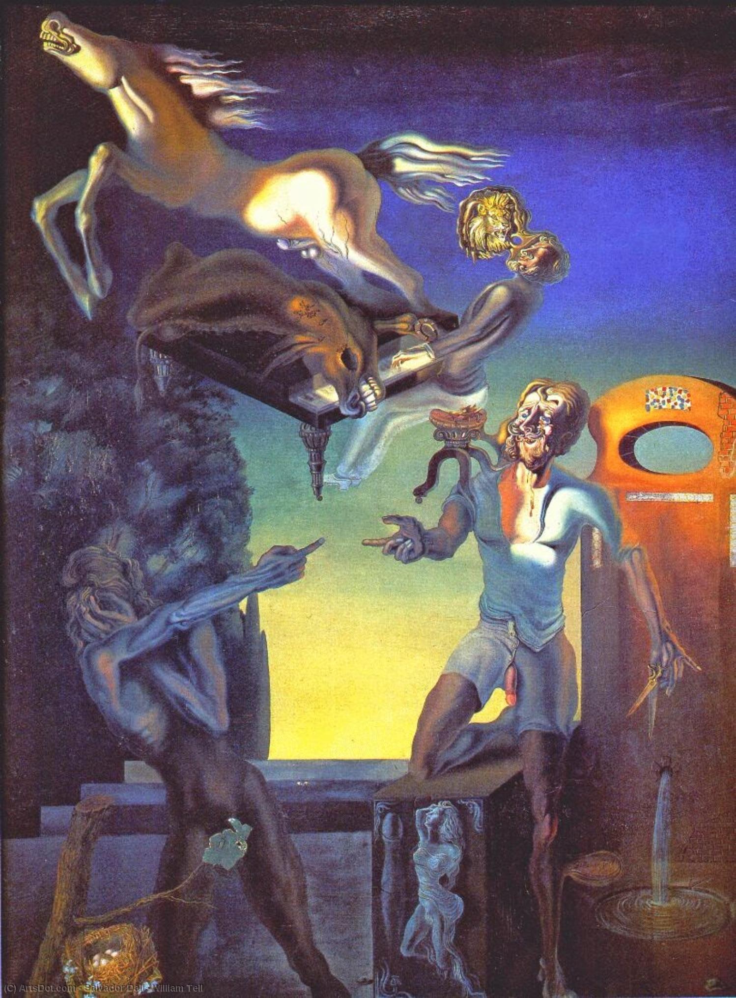 Wikioo.org - The Encyclopedia of Fine Arts - Painting, Artwork by Salvador Dali - William Tell