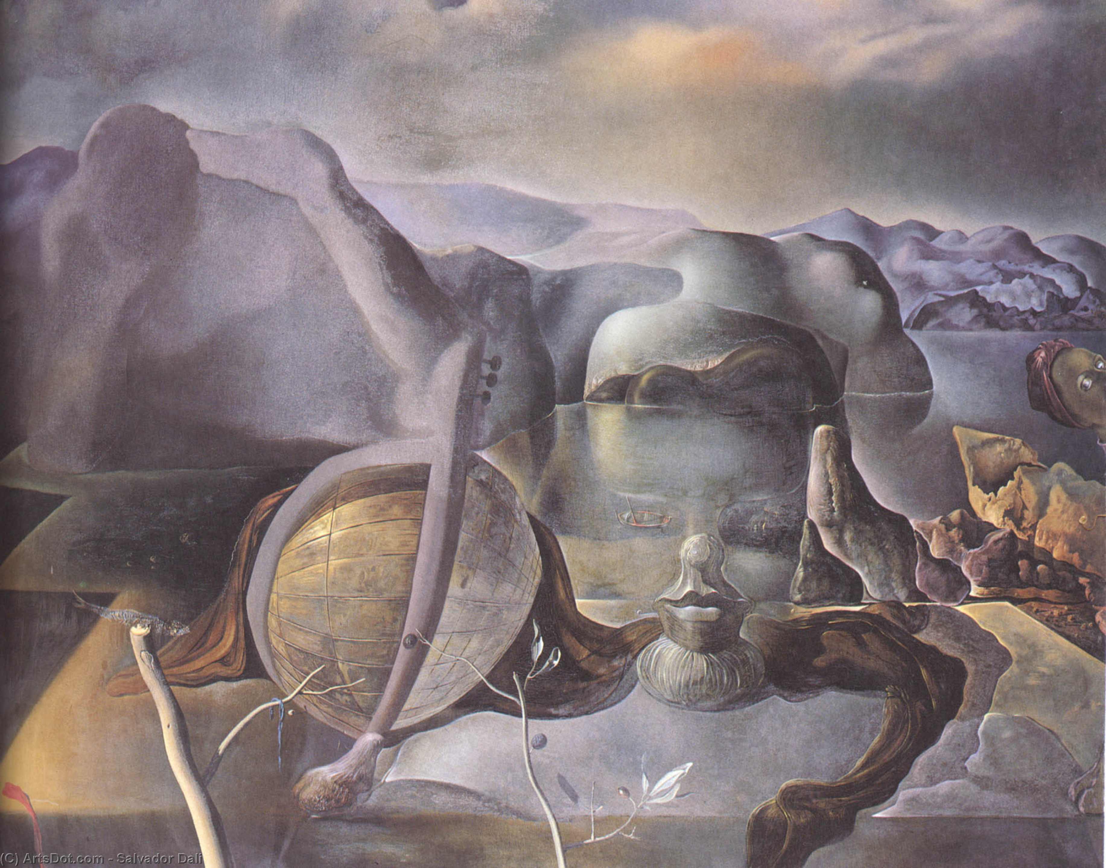 Wikioo.org – La Enciclopedia de las Bellas Artes - Pintura, Obras de arte de Salvador Dali - El enigma sin fin
