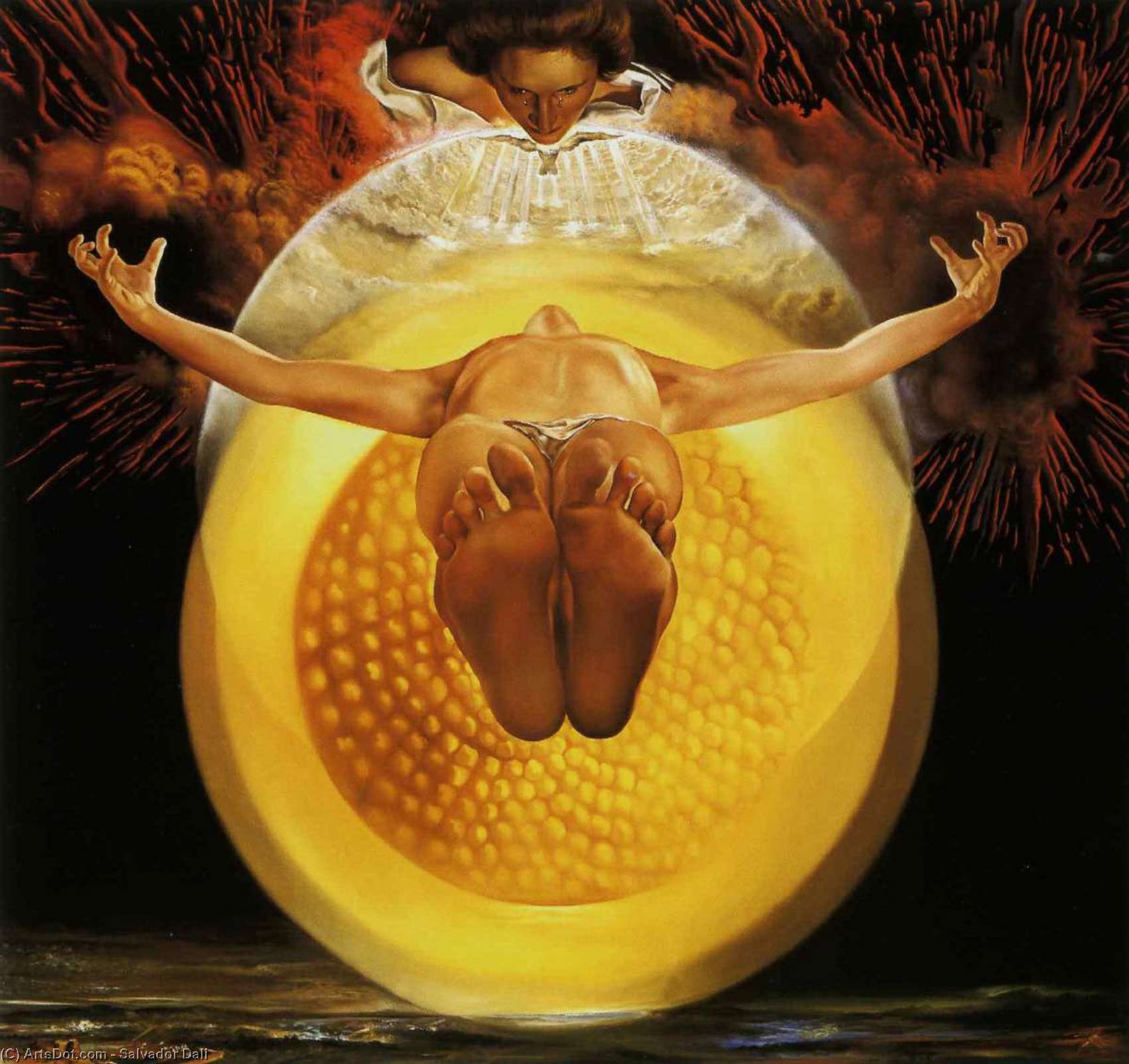 WikiOO.org - Енциклопедия за изящни изкуства - Живопис, Произведения на изкуството Salvador Dali - Ascension