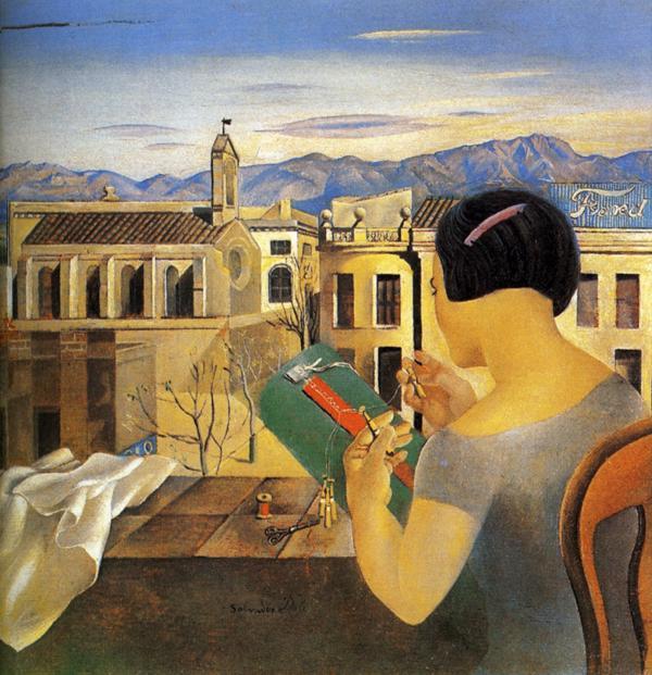 WikiOO.org - Enciclopedia of Fine Arts - Pictura, lucrări de artă Salvador Dali - Woman at the Window in Figueras