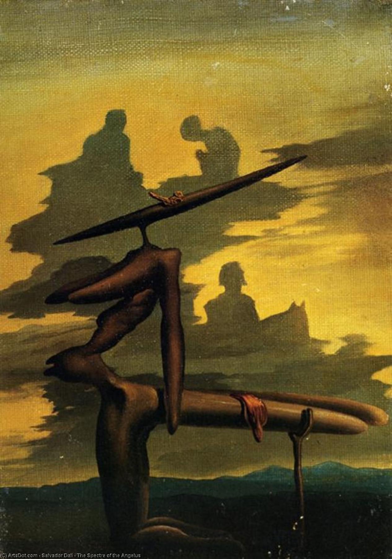 Wikioo.org - The Encyclopedia of Fine Arts - Painting, Artwork by Salvador Dali - The Spectre of the Angelus