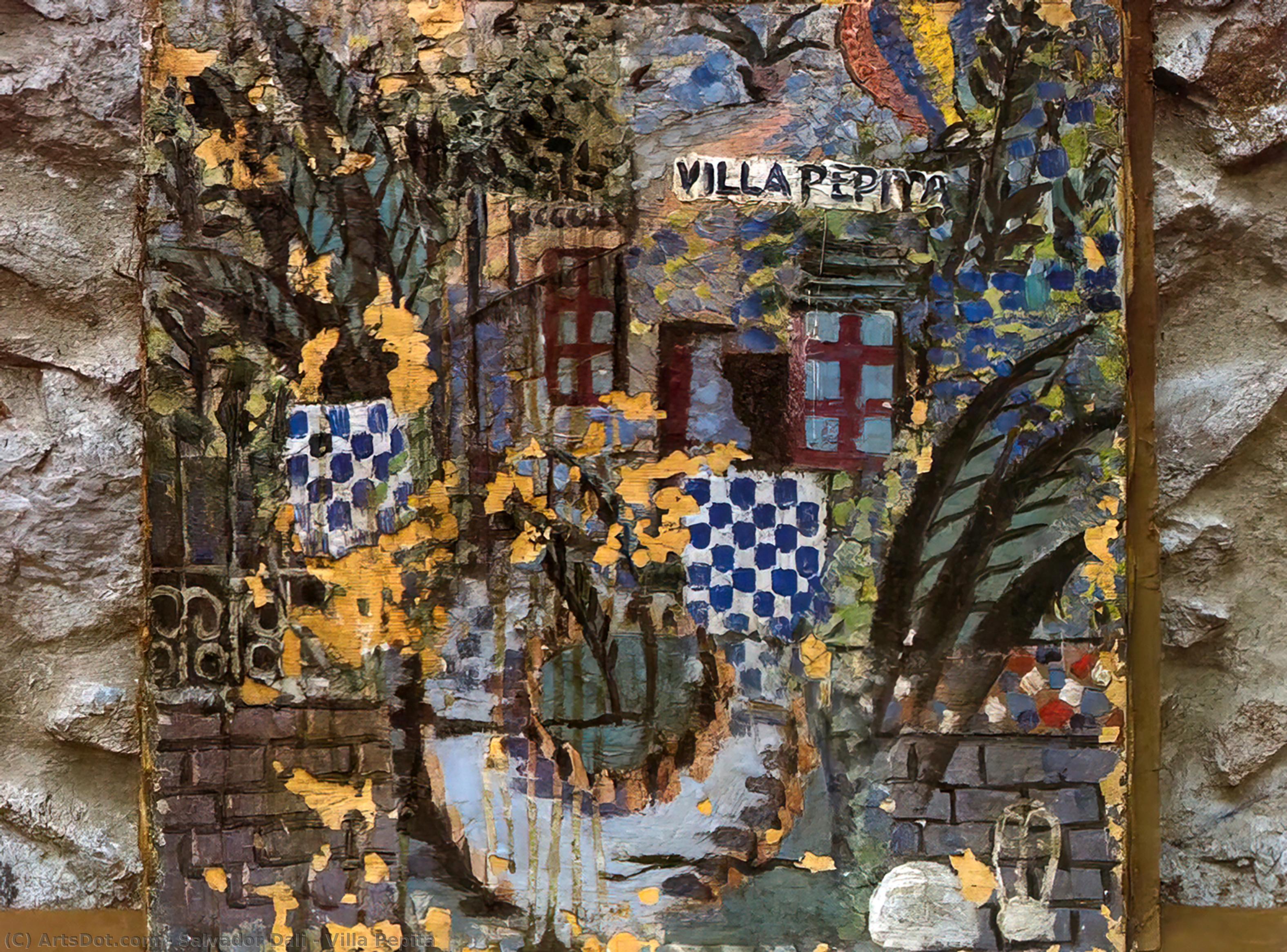 Wikioo.org - Bách khoa toàn thư về mỹ thuật - Vẽ tranh, Tác phẩm nghệ thuật Salvador Dali - Villa Pepita