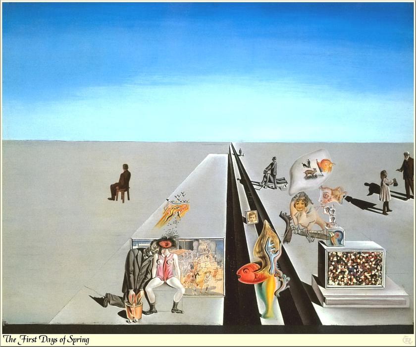 WikiOO.org - Enciklopedija likovnih umjetnosti - Slikarstvo, umjetnička djela Salvador Dali - The First Days of Spring