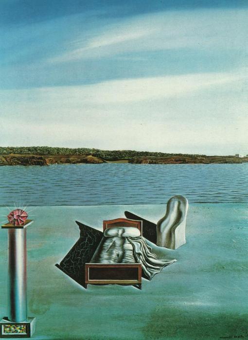 WikiOO.org - Encyclopedia of Fine Arts - Malba, Artwork Salvador Dali - Surrealist Composition with Invisible Figures