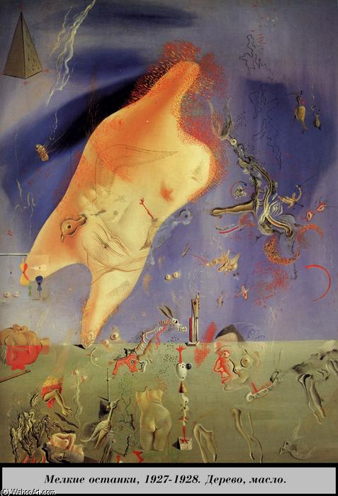 WikiOO.org - Εγκυκλοπαίδεια Καλών Τεχνών - Ζωγραφική, έργα τέχνης Salvador Dali - Cenicitas (Little Ashes)