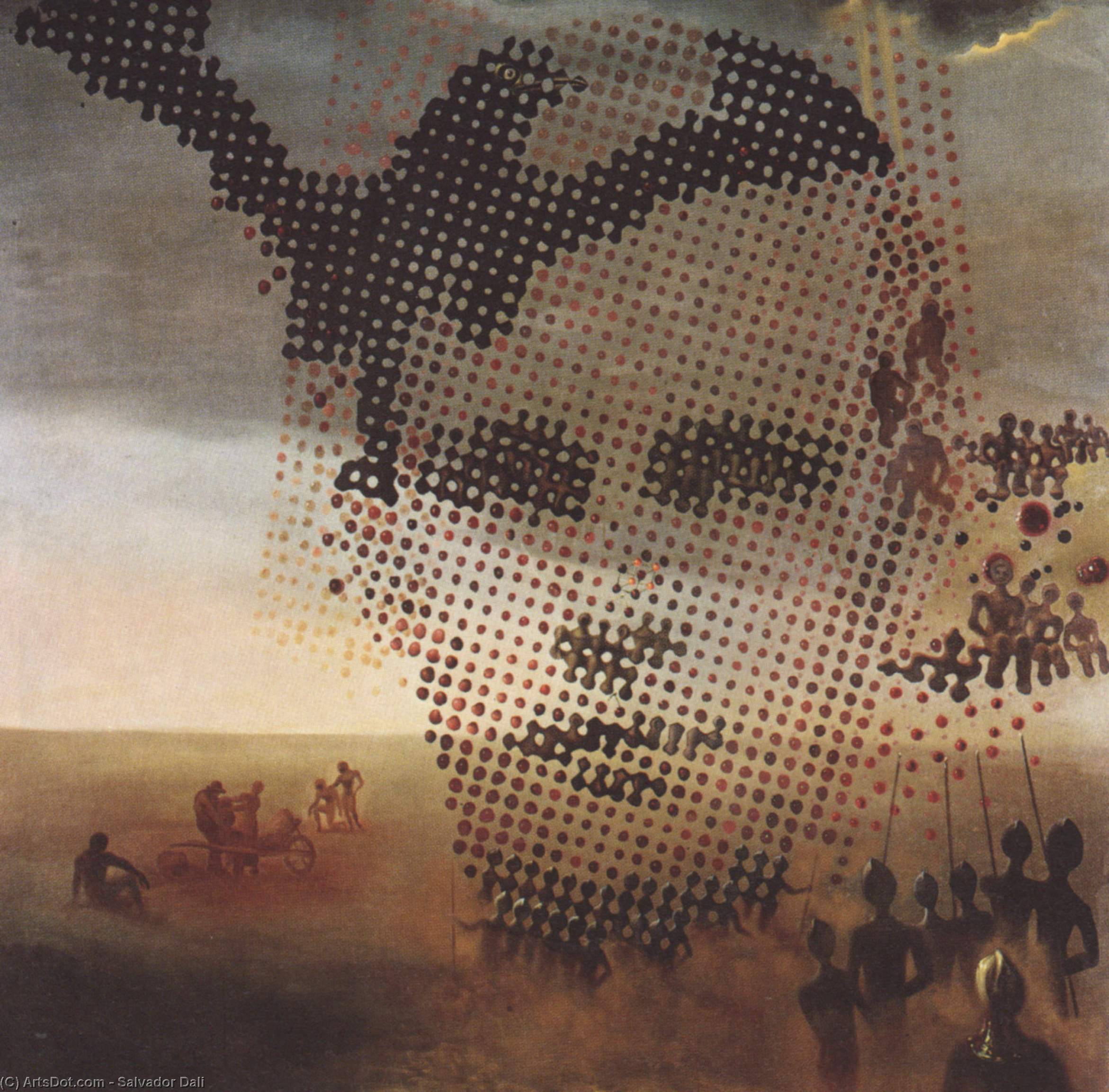 Wikioo.org - The Encyclopedia of Fine Arts - Painting, Artwork by Salvador Dali - Portrait of My Dead Brother