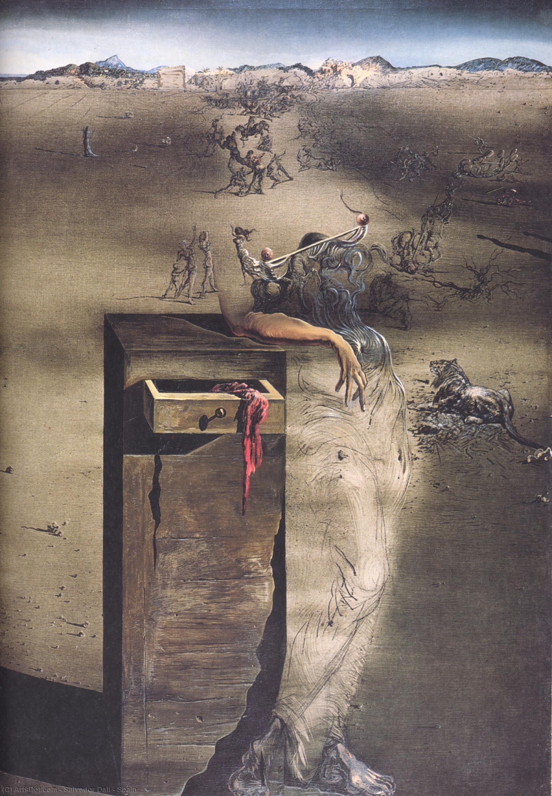 WikiOO.org - Enciclopédia das Belas Artes - Pintura, Arte por Salvador Dali - Spain