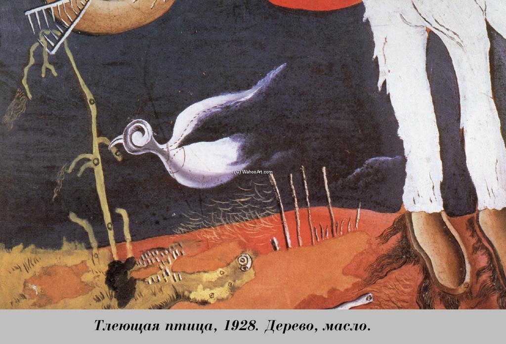 Wikioo.org – L'Encyclopédie des Beaux Arts - Peinture, Oeuvre de Salvador Dali - la Qui pourrit  OISEAU
