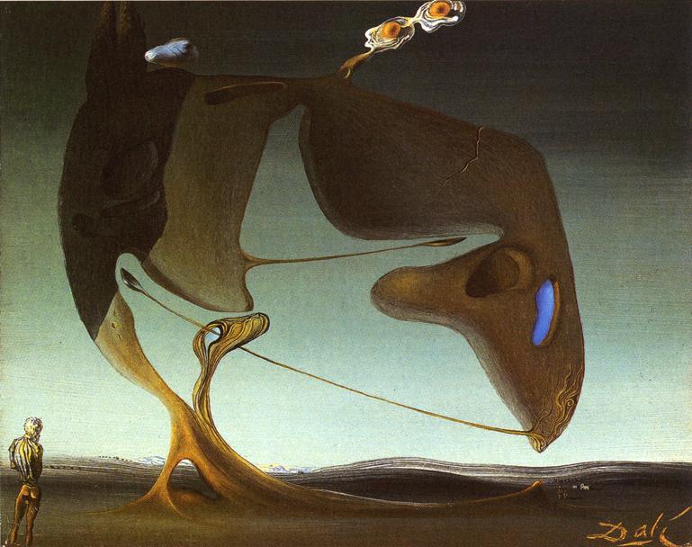 WikiOO.org - Encyclopedia of Fine Arts - Lukisan, Artwork Salvador Dali - Surrealist Architecture