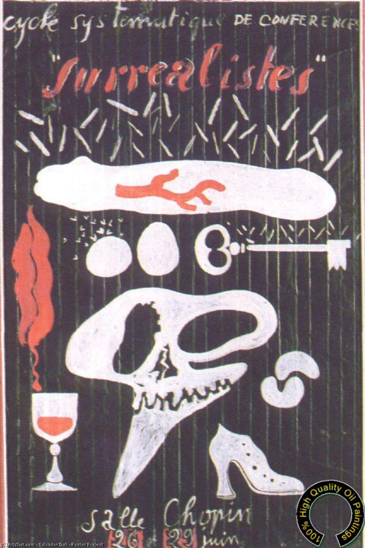 Wikioo.org - Die Enzyklopädie bildender Kunst - Malerei, Kunstwerk von Salvador Dali - Plakat projekt