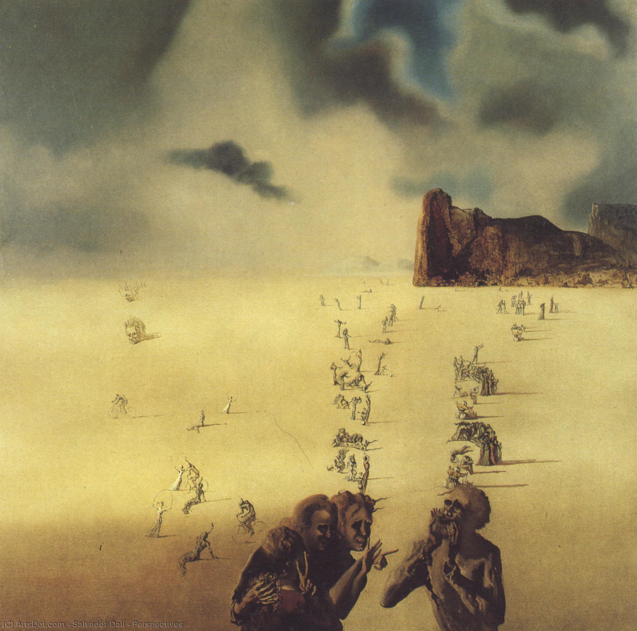 Wikioo.org - The Encyclopedia of Fine Arts - Painting, Artwork by Salvador Dali - Perspectives