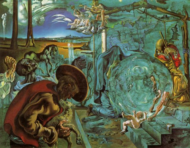 Wikioo.org - The Encyclopedia of Fine Arts - Painting, Artwork by Salvador Dali - Birth of a New World