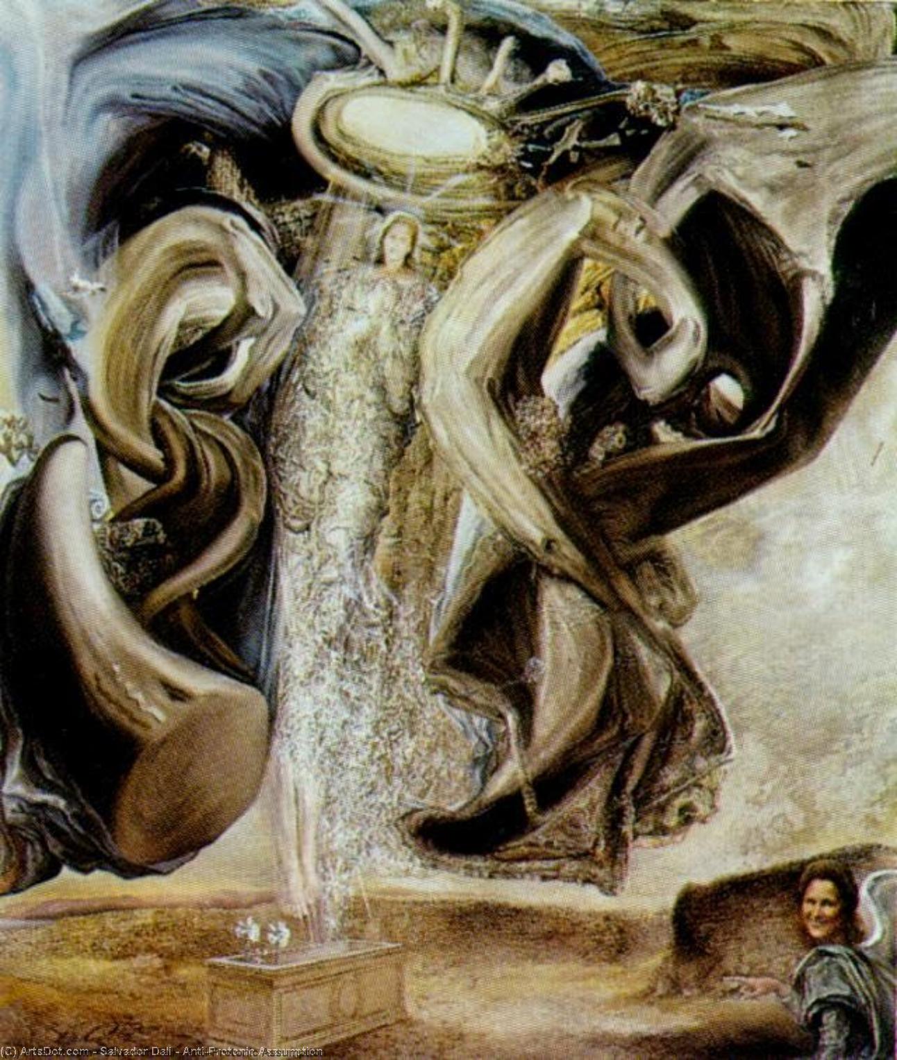 WikiOO.org - Encyclopedia of Fine Arts - Maľba, Artwork Salvador Dali - Anti-Protonic Assumption