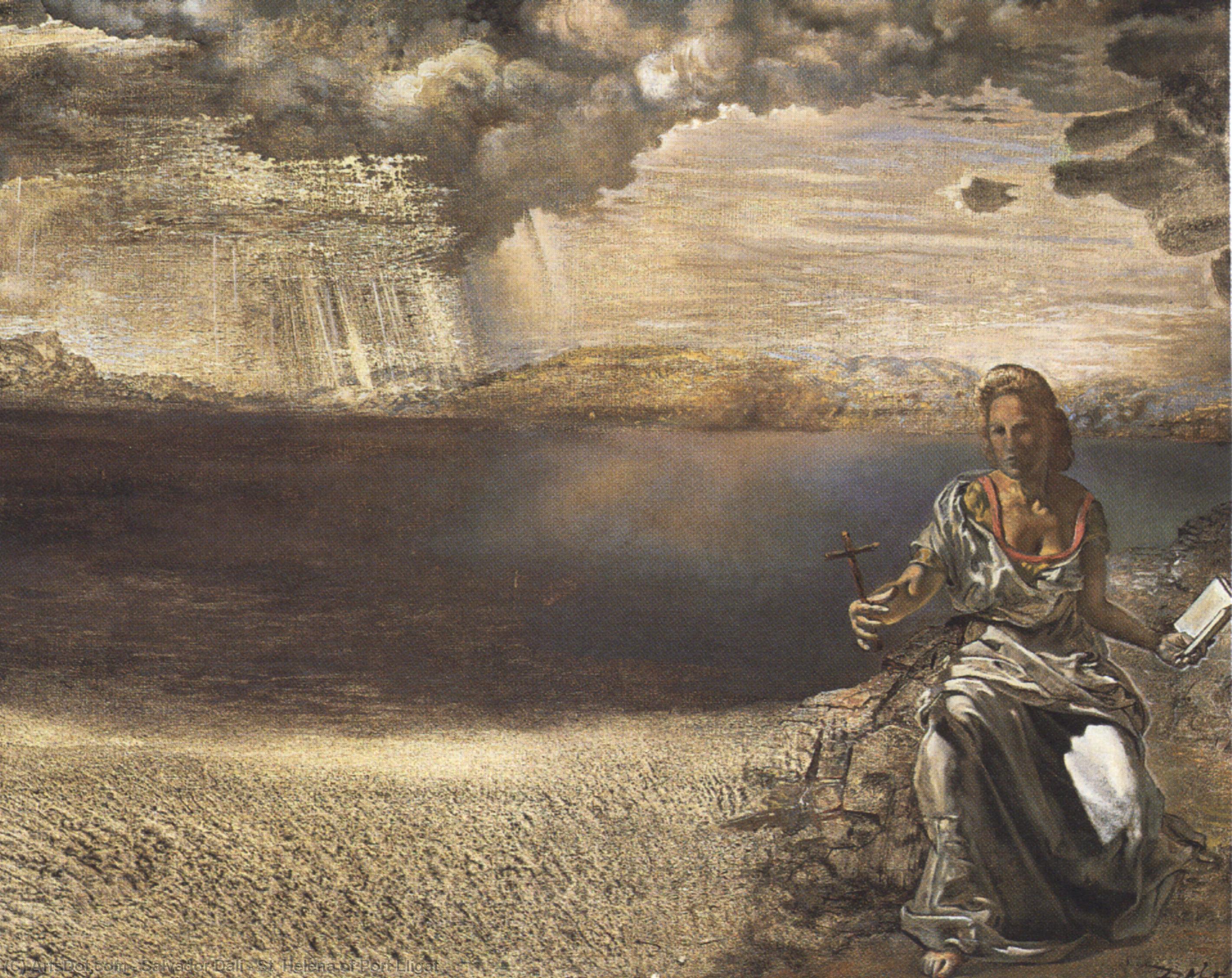 Wikioo.org - The Encyclopedia of Fine Arts - Painting, Artwork by Salvador Dali - St. Helena of Port Lligat