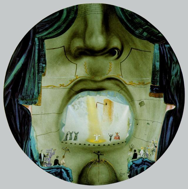 WikiOO.org - Enciclopédia das Belas Artes - Pintura, Arte por Salvador Dali - The Grand Opera