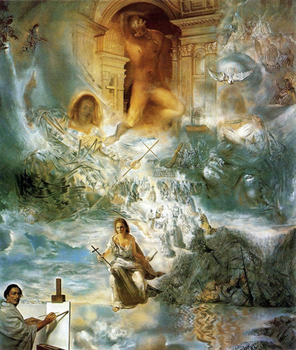 WikiOO.org - Encyclopedia of Fine Arts - Maľba, Artwork Salvador Dali - The Ecumenical Council