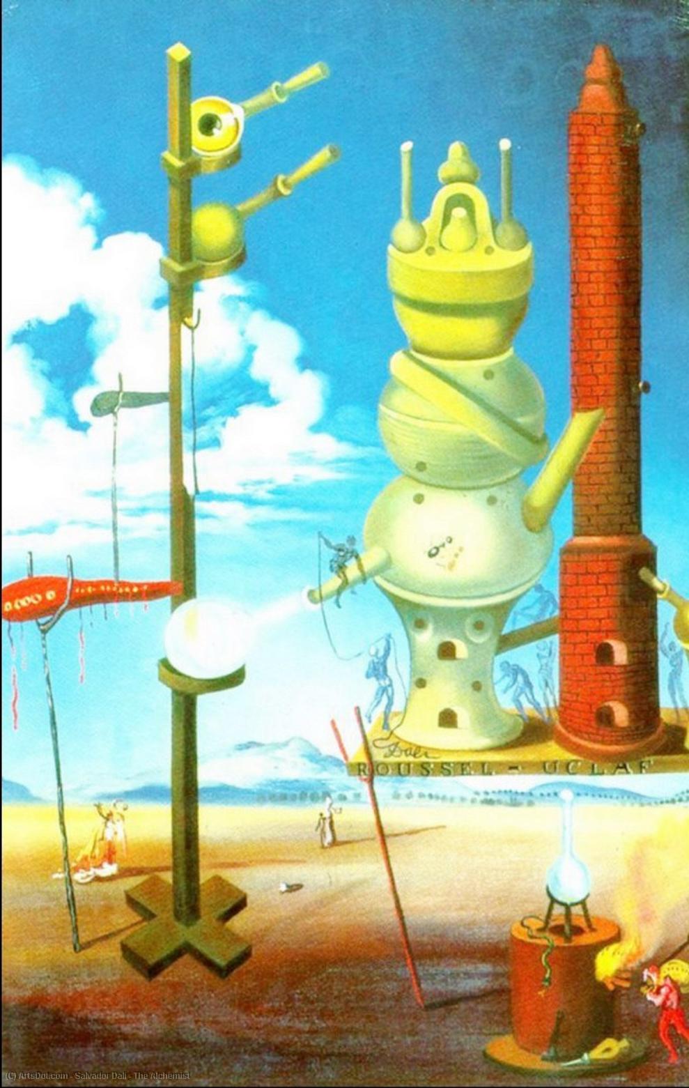 Wikioo.org - The Encyclopedia of Fine Arts - Painting, Artwork by Salvador Dali - The Alchemist