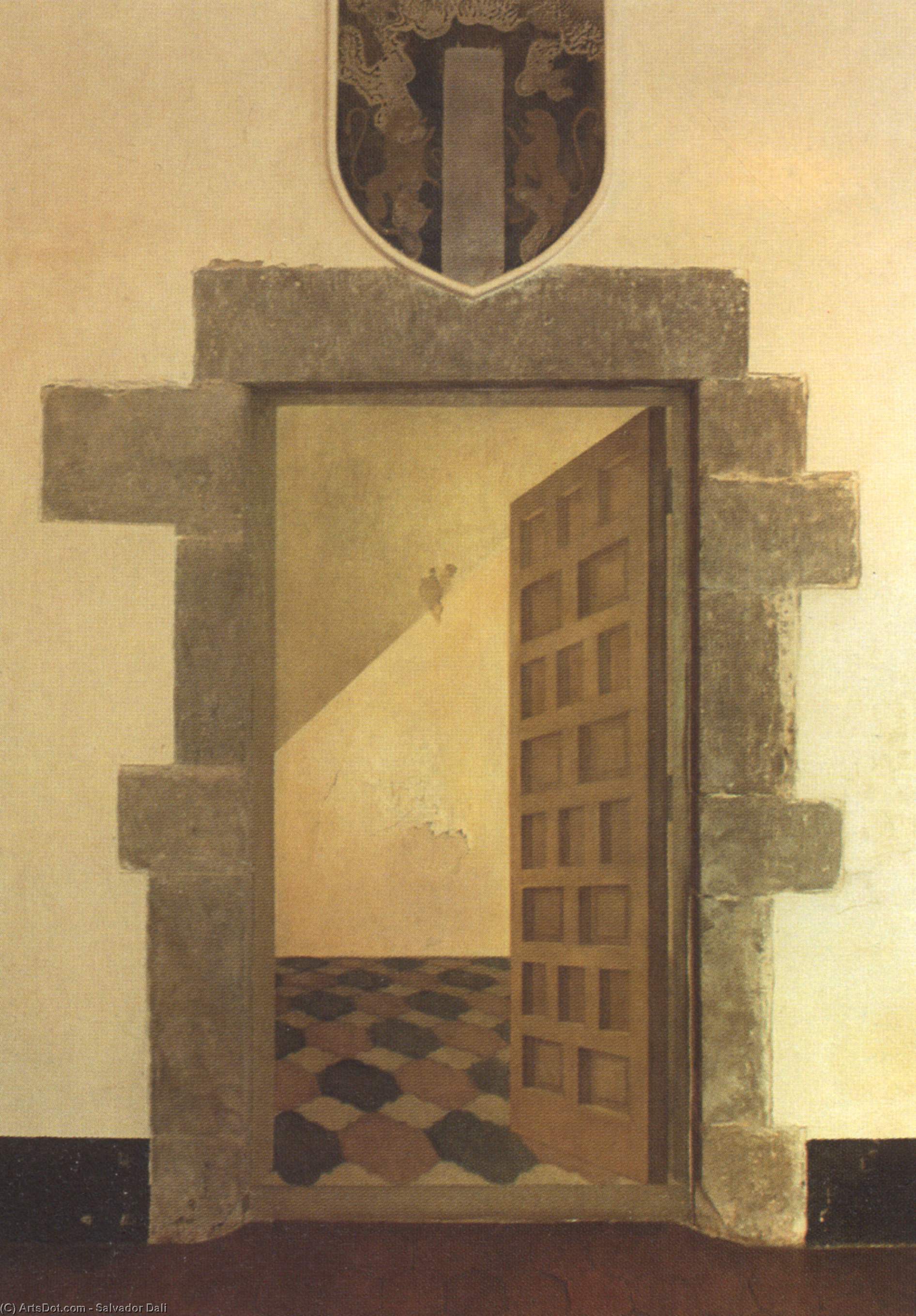 Wikioo.org - The Encyclopedia of Fine Arts - Painting, Artwork by Salvador Dali - Overture in Trompe l'Oeil