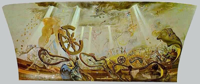 Wikioo.org - The Encyclopedia of Fine Arts - Painting, Artwork by Salvador Dali - Palace of the Winds