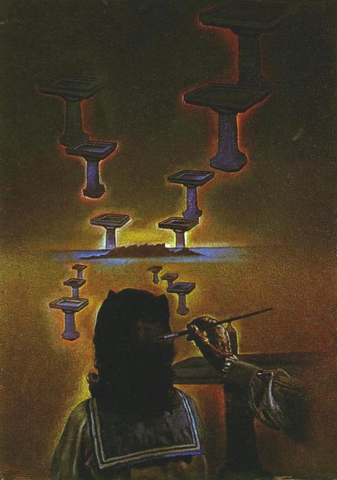 Wikioo.org - The Encyclopedia of Fine Arts - Painting, Artwork by Salvador Dali - The Wash Basin