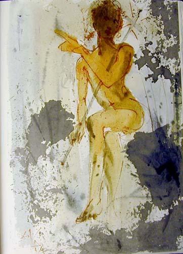 WikiOO.org - Encyclopedia of Fine Arts - Lukisan, Artwork Salvador Dali - Ipse erat Elias (Mark 1:4)