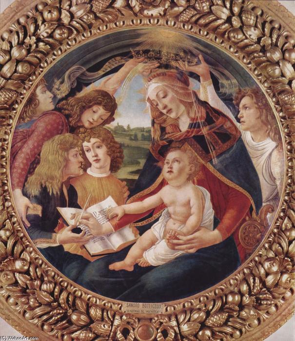 Wikioo.org - The Encyclopedia of Fine Arts - Painting, Artwork by Sandro Botticelli - Madonna del Magnificat