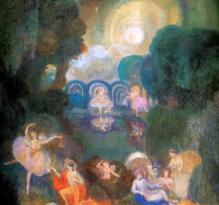 Wikioo.org – L'Enciclopedia delle Belle Arti - Pittura, Opere di Sergey Yurievich Sudeikin - ballerino