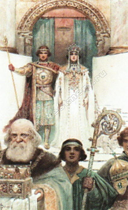 WikiOO.org - Encyclopedia of Fine Arts - Maľba, Artwork Sergey Solomko - Wedding ceremony. Middle Ages.