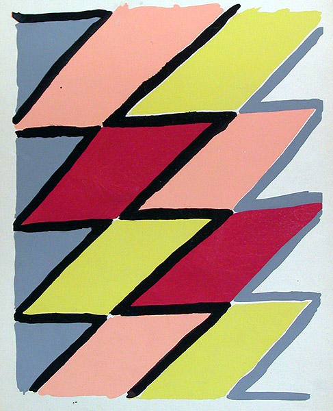 WikiOO.org - Encyclopedia of Fine Arts - Schilderen, Artwork Sonia Delaunay (Sarah Ilinitchna Stern) - Composition 22