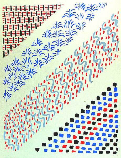 WikiOO.org - Encyclopedia of Fine Arts - Maalaus, taideteos Sonia Delaunay (Sarah Ilinitchna Stern) - Composition 27