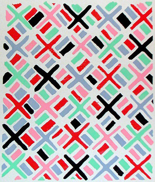 WikiOO.org - Encyclopedia of Fine Arts - Målning, konstverk Sonia Delaunay (Sarah Ilinitchna Stern) - Composition 34