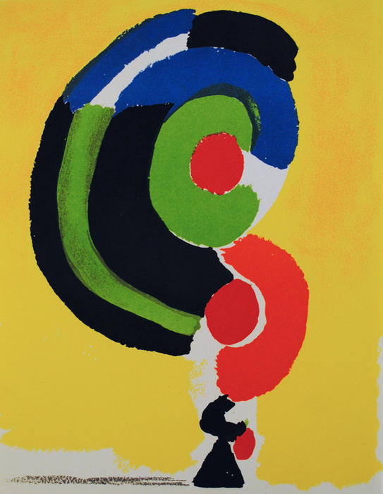 Wikioo.org - The Encyclopedia of Fine Arts - Painting, Artwork by Sonia Delaunay (Sarah Ilinitchna Stern) - Composition for XXe Siecle