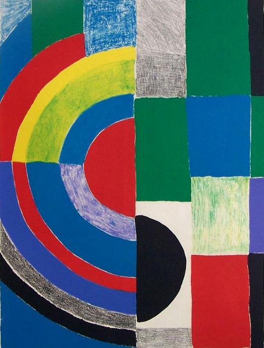 WikiOO.org - Encyclopedia of Fine Arts - Maleri, Artwork Sonia Delaunay (Sarah Ilinitchna Stern) - Color Rhythms