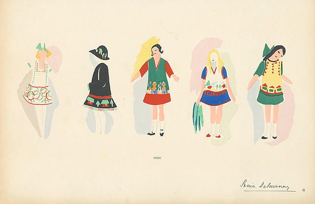 WikiOO.org - Енциклопедия за изящни изкуства - Живопис, Произведения на изкуството Sonia Delaunay (Sarah Ilinitchna Stern) - Fashion Illustration