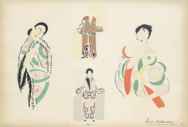 WikiOO.org - Енциклопедия за изящни изкуства - Живопис, Произведения на изкуството Sonia Delaunay (Sarah Ilinitchna Stern) - Fashion Illustration