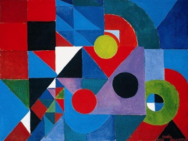 Wikioo.org - Bách khoa toàn thư về mỹ thuật - Vẽ tranh, Tác phẩm nghệ thuật Sonia Delaunay (Sarah Ilinitchna Stern) - Rhythm Colour