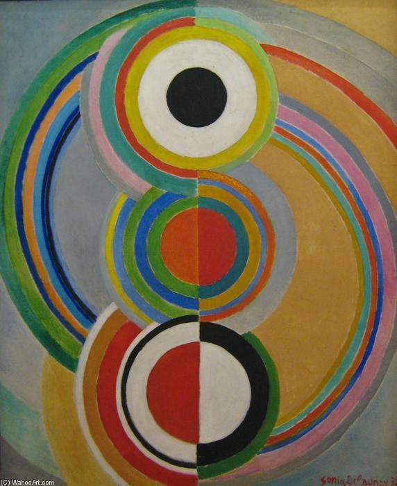 WikiOO.org - Encyclopedia of Fine Arts - Maľba, Artwork Sonia Delaunay (Sarah Ilinitchna Stern) - Rythme