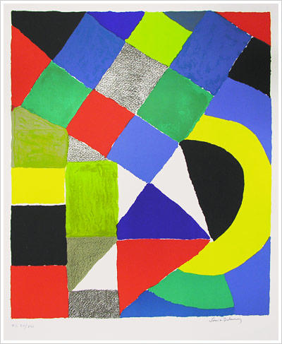 WikiOO.org - Encyclopedia of Fine Arts - Maalaus, taideteos Sonia Delaunay (Sarah Ilinitchna Stern) - Squares