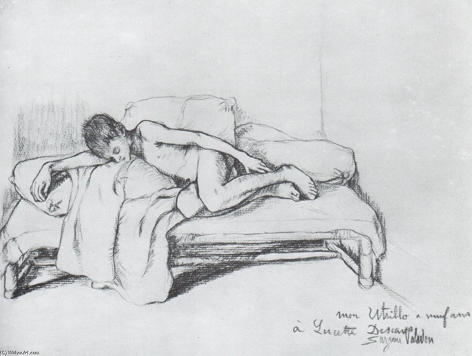 WikiOO.org - Enciklopedija dailės - Tapyba, meno kuriniai Suzanne Valadon - My Utrillo at the Age of Nine