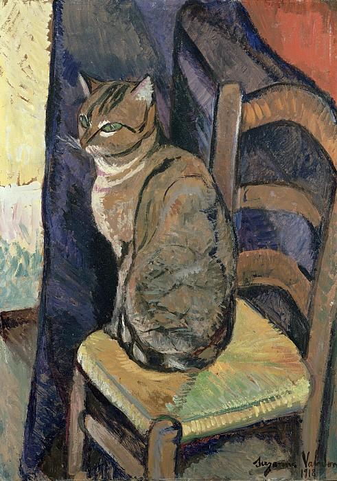 Wikioo.org - The Encyclopedia of Fine Arts - Painting, Artwork by Suzanne Valadon - Study of a cat