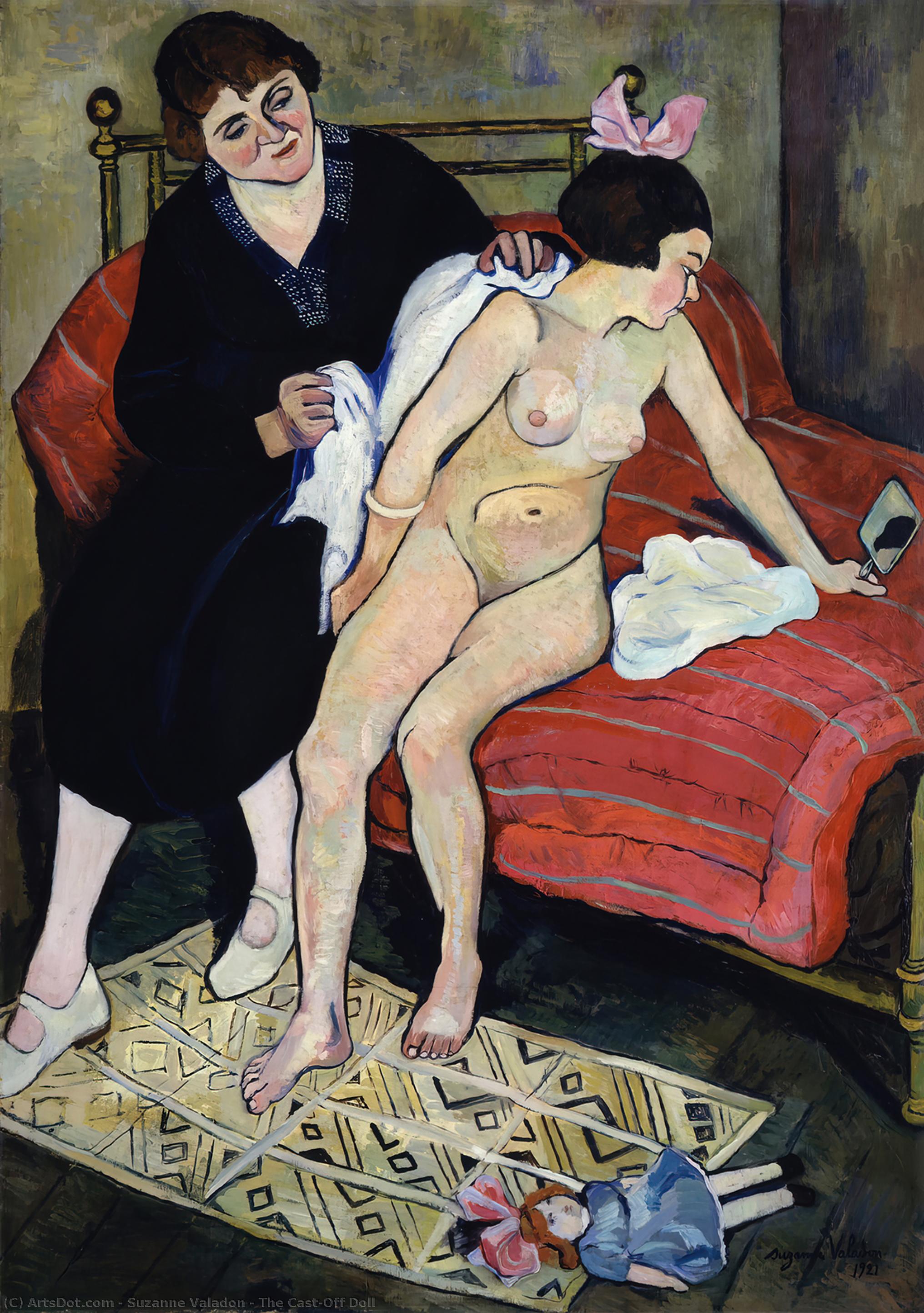 Wikioo.org - The Encyclopedia of Fine Arts - Painting, Artwork by Suzanne Valadon - The Cast-Off Doll