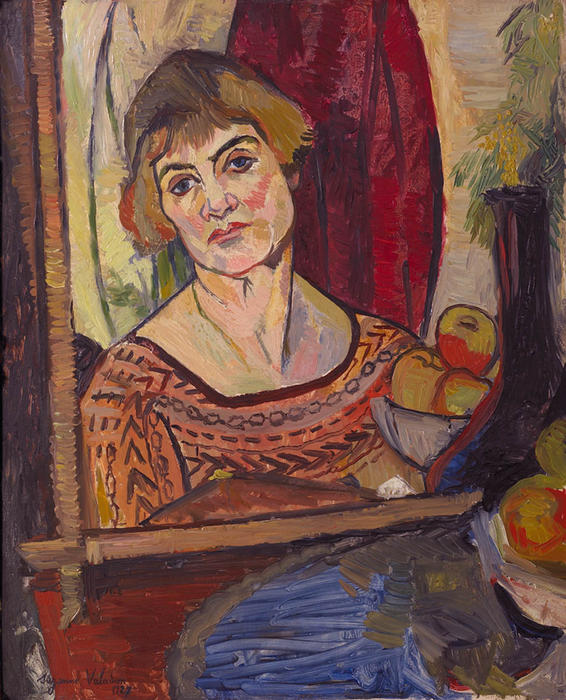 Wikioo.org - The Encyclopedia of Fine Arts - Painting, Artwork by Suzanne Valadon - Self-Portrait