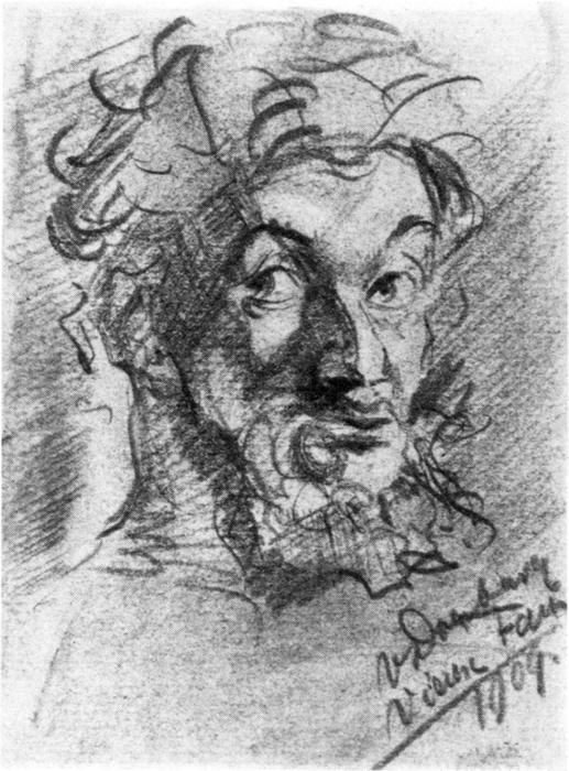 Wikioo.org - The Encyclopedia of Fine Arts - Painting, Artwork by Theo Van Doesburg - Old Faun (self portrait)