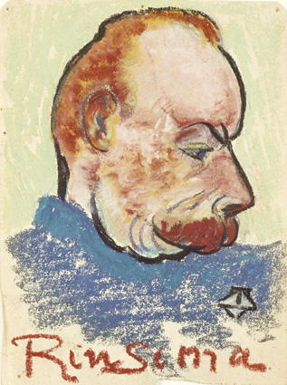 WikiOO.org - Енциклопедия за изящни изкуства - Живопис, Произведения на изкуството Theo Van Doesburg - Potrait of Evert Rinsema