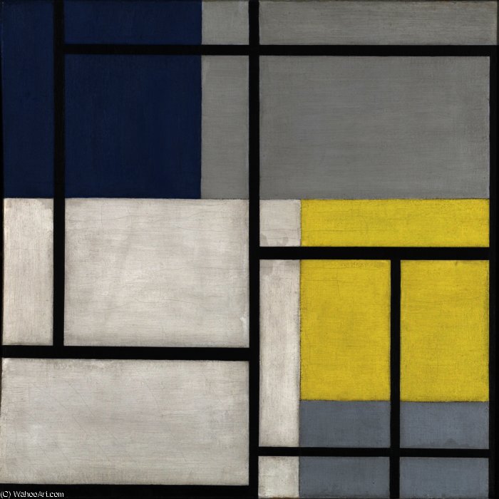 Wikioo.org - The Encyclopedia of Fine Arts - Painting, Artwork by Theo Van Doesburg - Simultaneous Composition XXIV