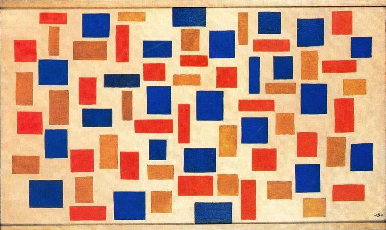 Wikioo.org - สารานุกรมวิจิตรศิลป์ - จิตรกรรม Theo Van Doesburg - Composition