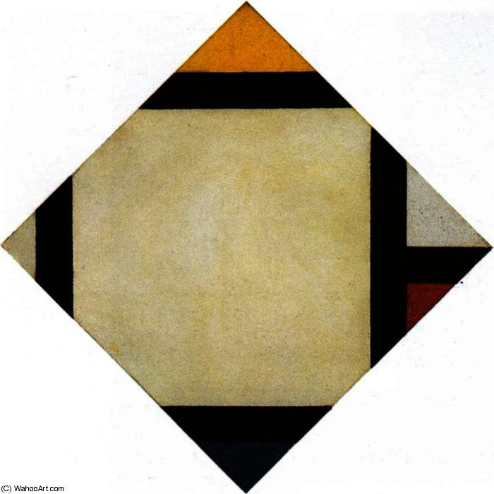 Wikioo.org - The Encyclopedia of Fine Arts - Painting, Artwork by Theo Van Doesburg - Counter composition VII
