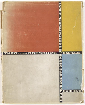 WikiOO.org - Enciclopedia of Fine Arts - Pictura, lucrări de artă Theo Van Doesburg - Cover of 'Basic concepts of the new creative art'